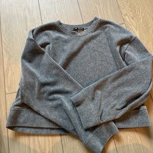 ZARA Velvet Sweatshirt